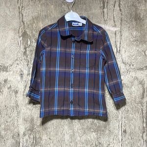 MEXX baby boy plaid button down shirt